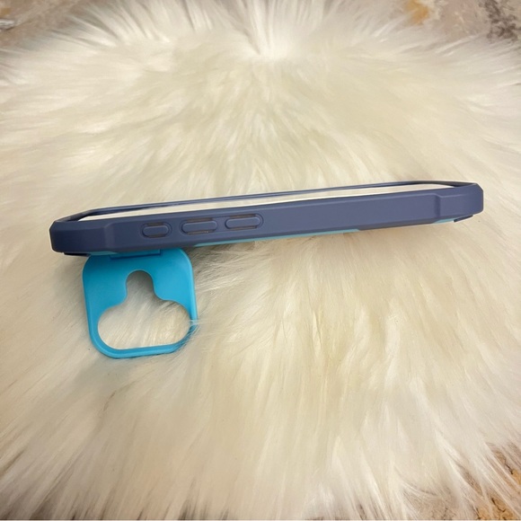 Blue and Gray Protective Phone Case - Picture 2 of 3